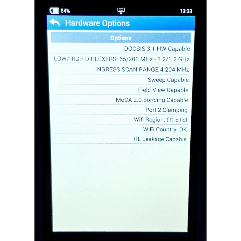 Viavi ONX-630 DSAM Meter DOCSIS 3.1 IPX NTX TSX Package  65/200 MHz 1.2/1.2 GHz11