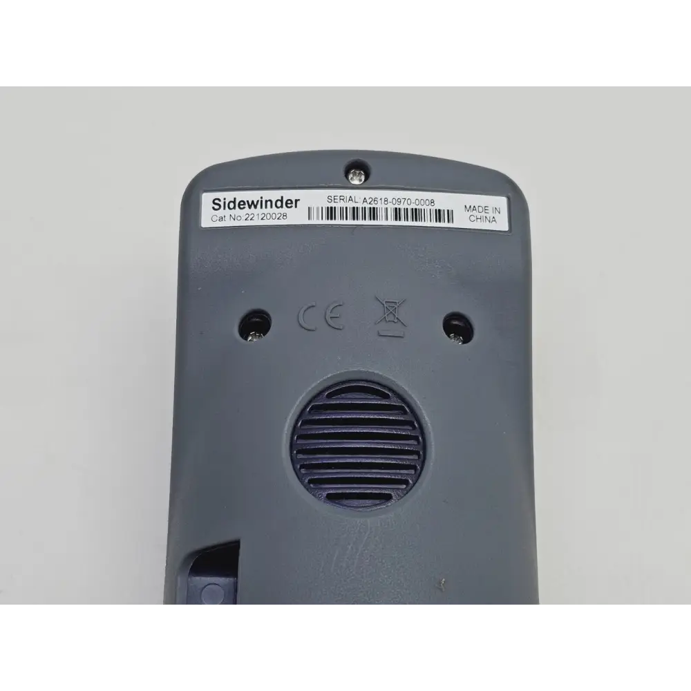 Viavi FiberChek Sidewinder touchscreen display showing fibre end-face inspection interface