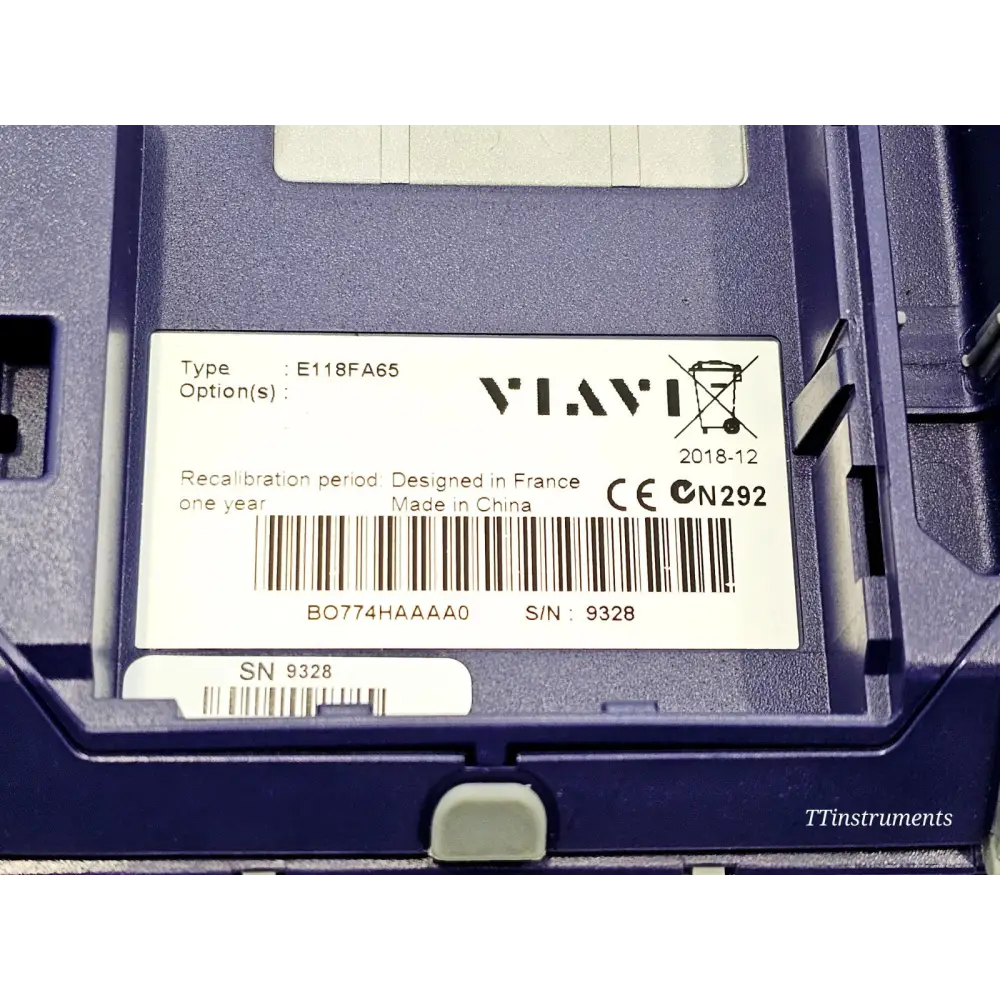VIAVI SmartOTDR E118FA65 Handheld OTDR APC Live 1650nm8