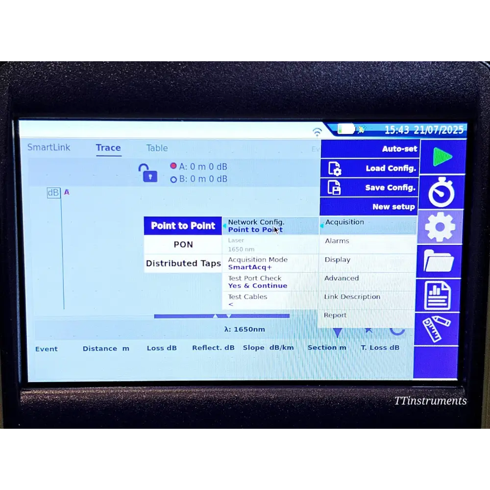 VIAVI SmartOTDR E118FA65 Handheld OTDR APC Live 1650nm13