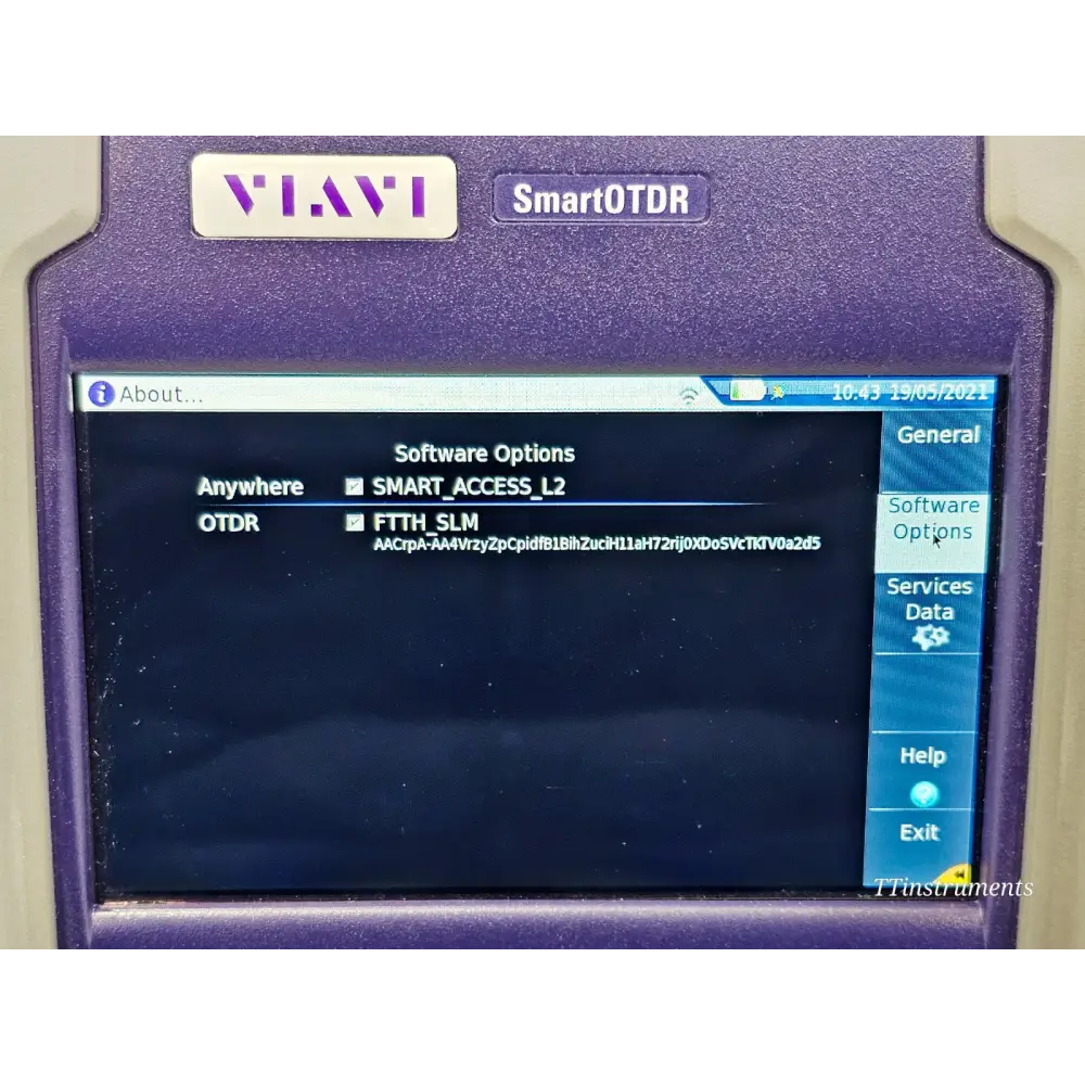VIAVI SmartOTDR E118FA65 Handheld OTDR APC Live 1650nm New10