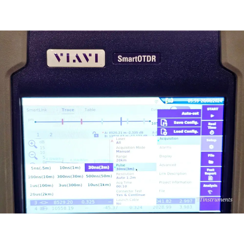 VIAVI SmartOTDR E126A Handheld OTDR APC 1310/1550 nm17