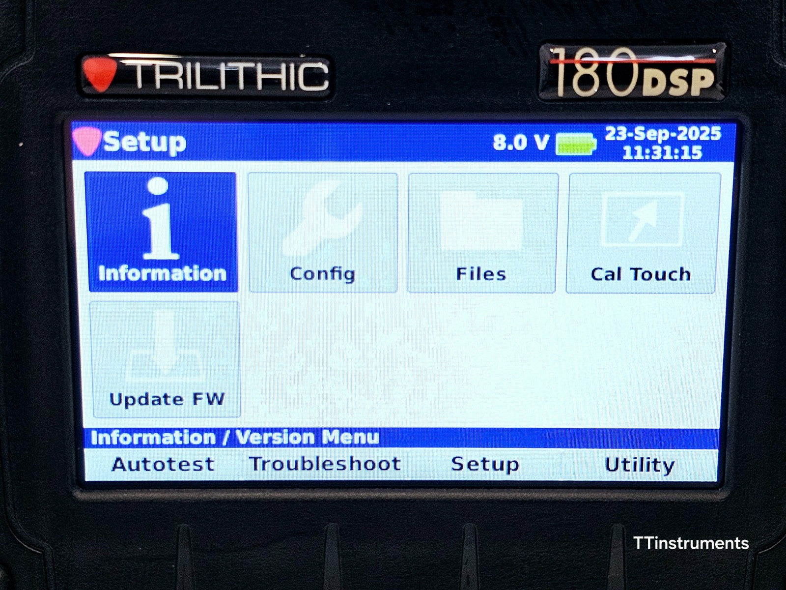 Viavi Trilithic 180 DSP Field Meter Forward Spectrum HUM DUAL RF 180DSP