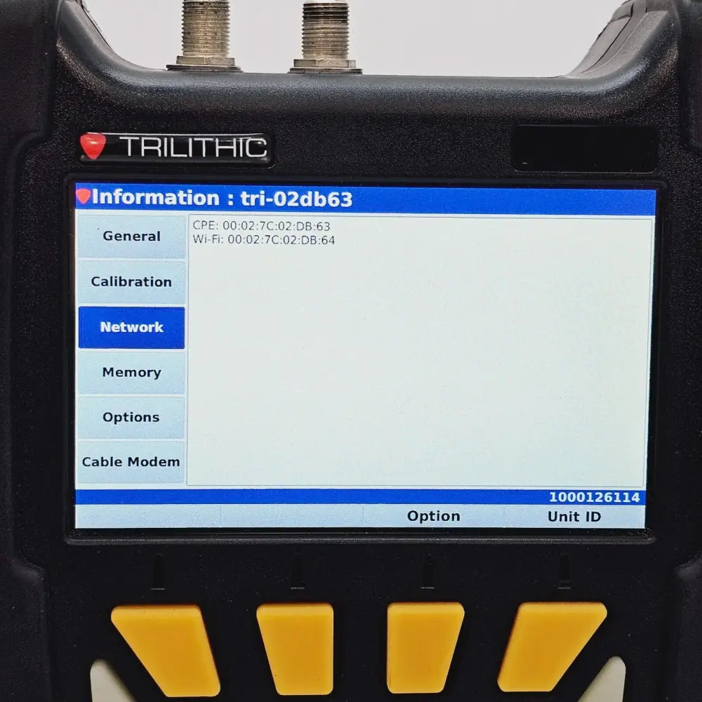Power adapter included with the Viavi Trilithic 1G DSP