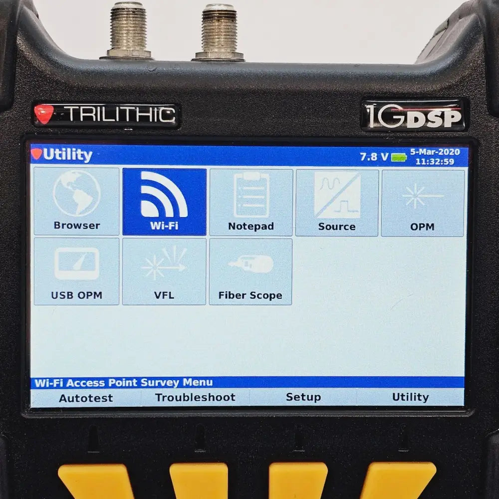 Viavi Trilithic 1G DSP DualRf complete kit including probe and power adapter