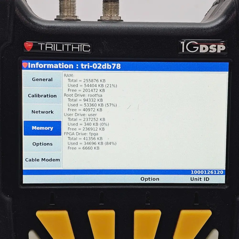 Viavi Trilithic 1G DSP with I-STOP 1 GHz probe accessory
