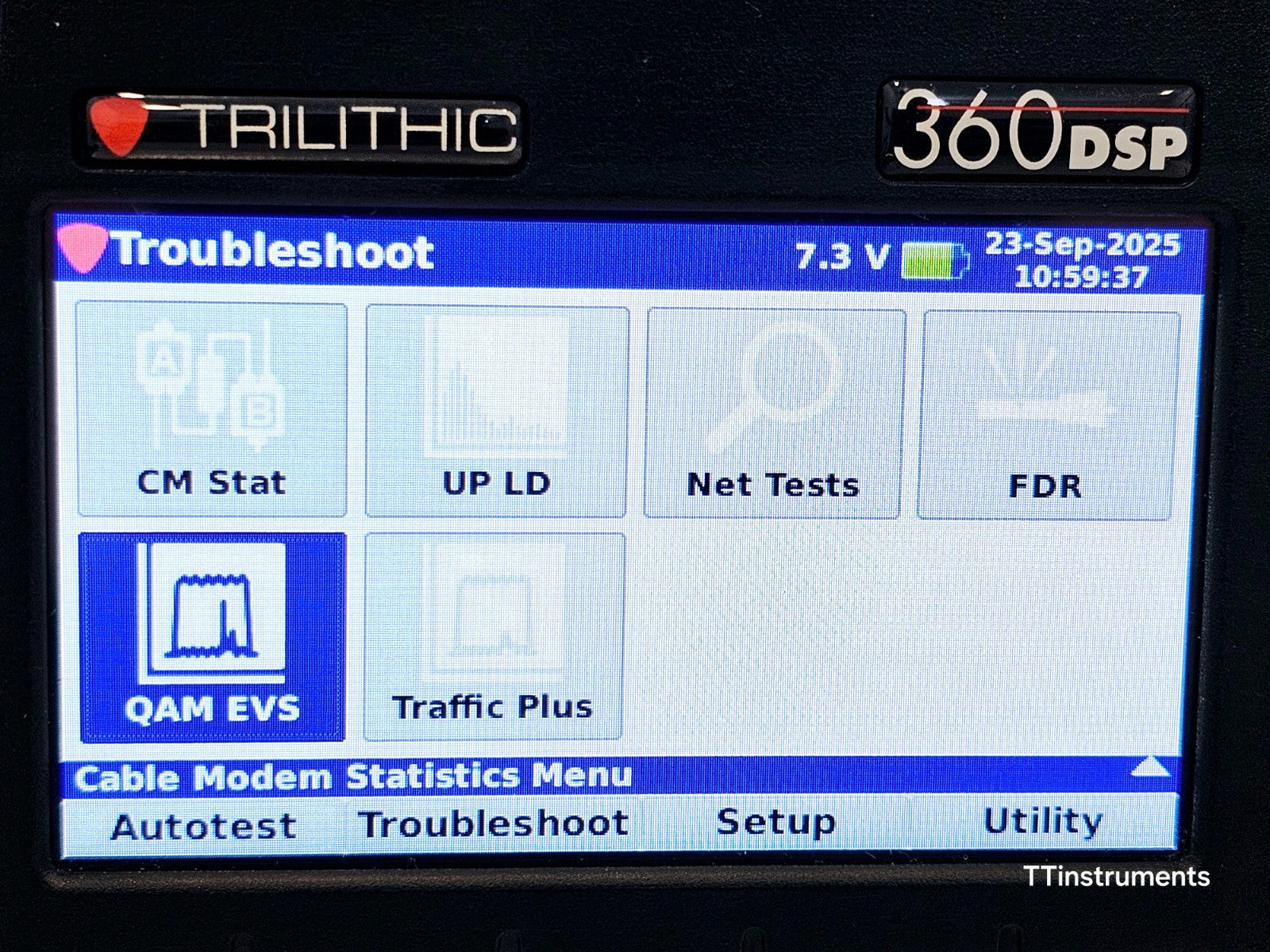 Viavi Trilithic 360 DSP Field Meter with Multiple Options 360DSP Docsis 3.1