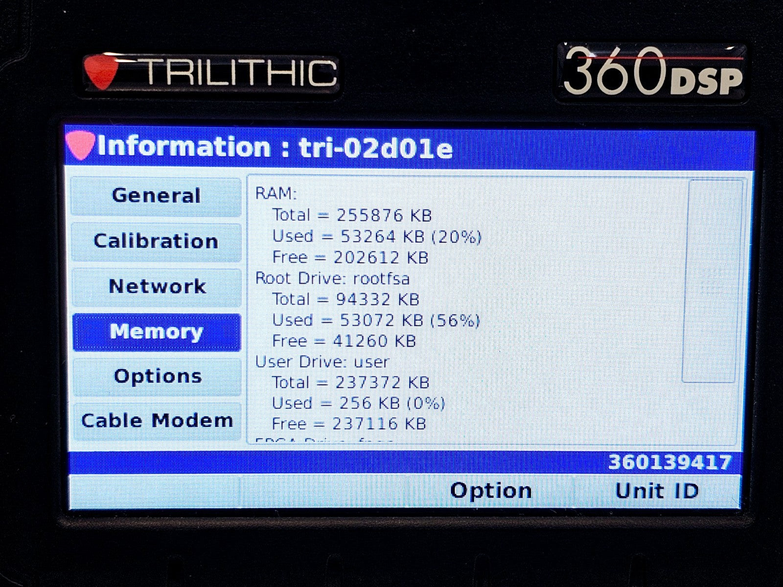 Viavi Trilithic 360 DSP Field Meter with Multiple Options 360DSP Docsis 3.1