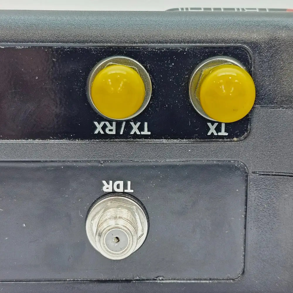Viavi Trilithic TDR DSP unit powered on showing boot screen