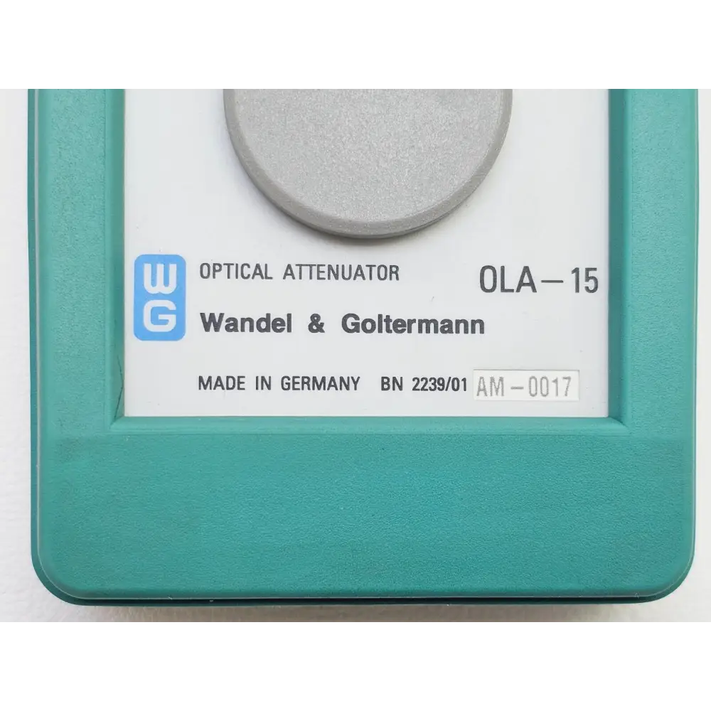OLA-15 optical attenuator full unit view showing overall condition of used instrument