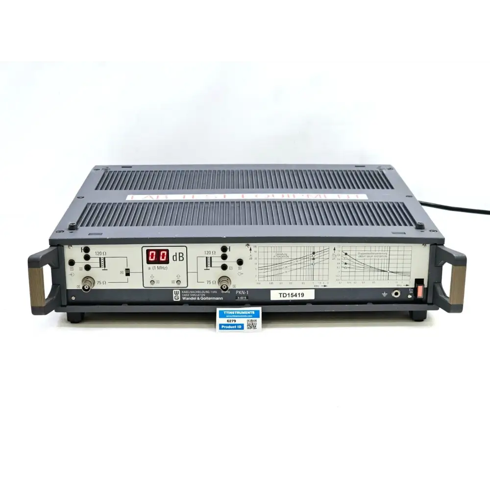 Wandel & Goltermann PKN-1 line simulator front panel view