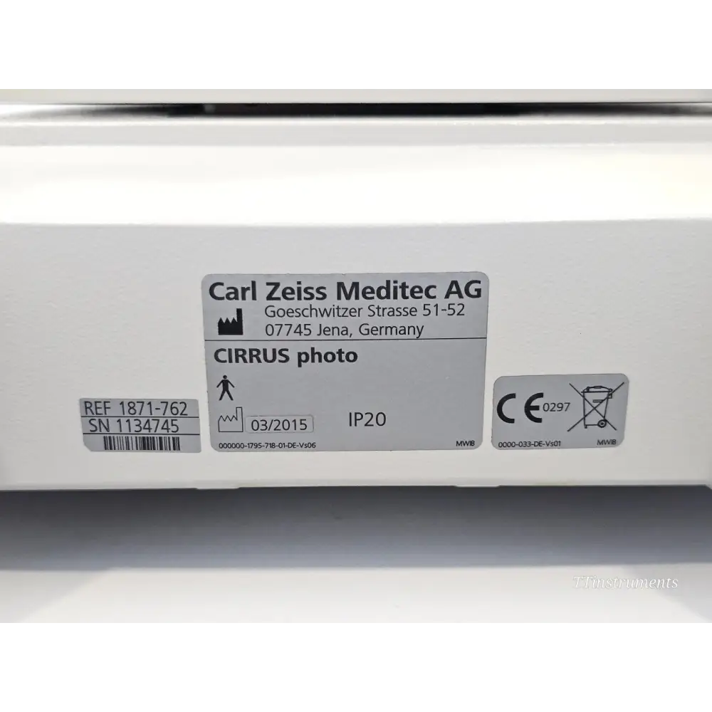Zeiss Cirrus Photo 600 OCT Fundus Camera + OCT Engine + PC + Software
