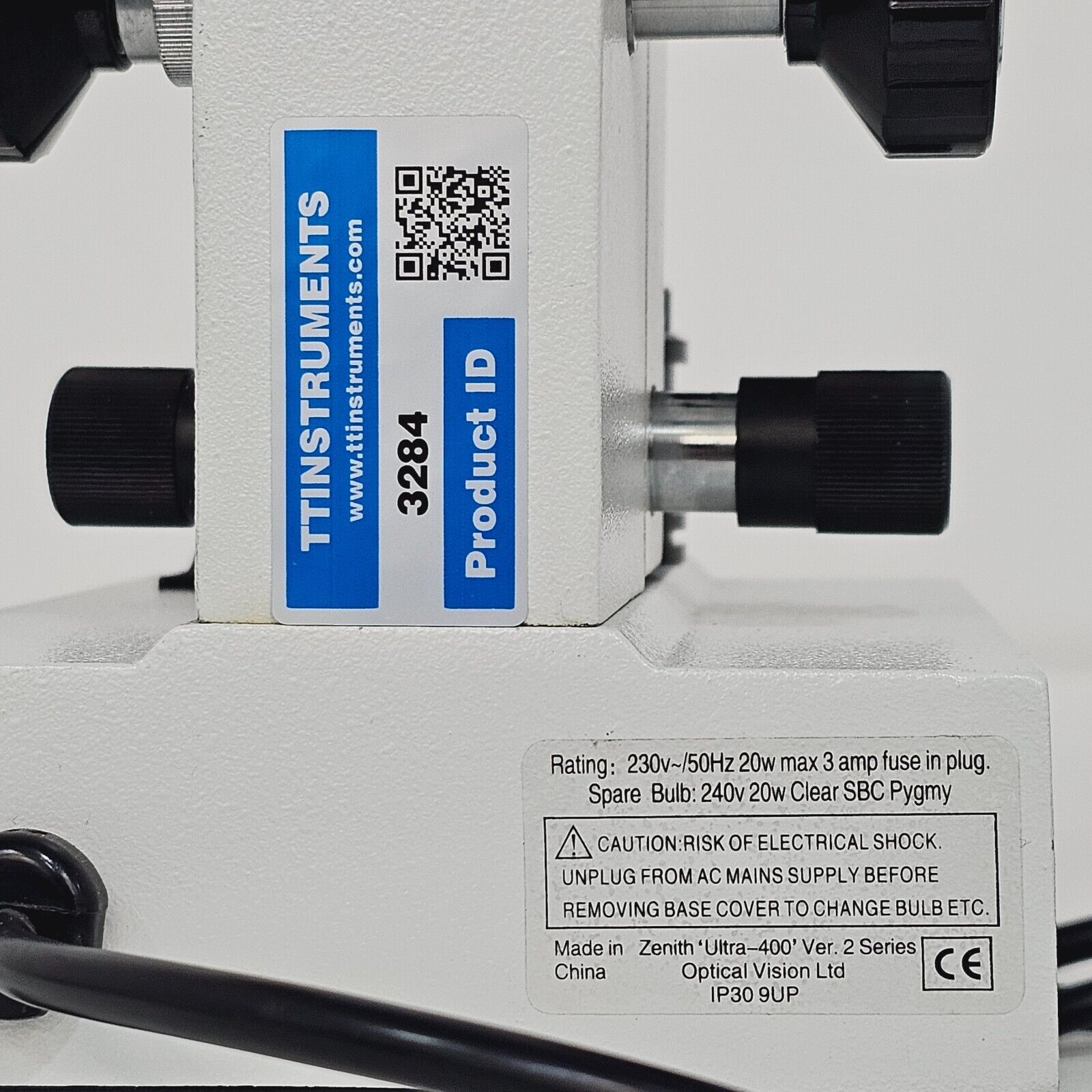 Zenith Ultra 400 Ver. 2 Series Microscope with Objectives 10/0.25 4/0.1 40/0.65