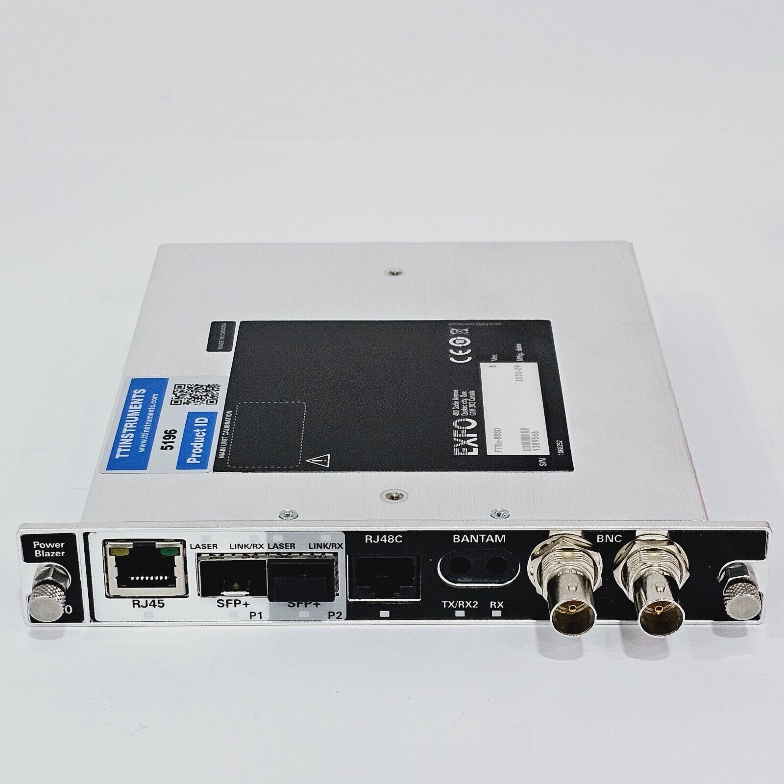 EXFO FTBx-8880 NetBlazer 10G LAN WAN GigE Electrical Optical Test Module